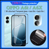3 in 1 Screen Protector for OPPO A6t OPPO A6x A6t Tempered Glass A3 A3X A5 A5x A5i Screen Protector 