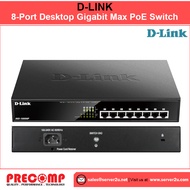 D-Link 8-Port Desktop Gigabit Max PoE Switch (DGS-1008MP)