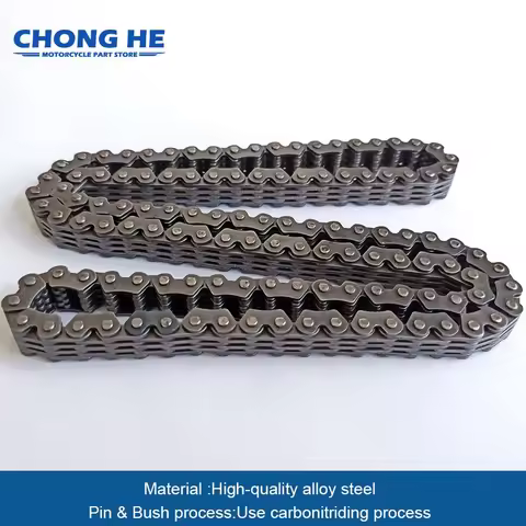 4x5 4*5 124L Link 650cc Motorcycle Engine Cam Camshaft Timing Chain For Suzuki DR650 DR650S 1990-199