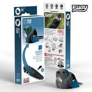 Eugy Dodoland Bird Tui 3D Paper Puzzle for Kids. Eco-Friendly DIY Gift for Children. Unique 3D Puzzl