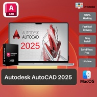 Autodesk AutoCAD 2025 MacOS – Pro CAD software for precise 2D drafting and 3D modeling with advanced