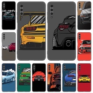 Cartoon Car Tail Light Phone Case For Huawei Y5 Lite Y6 Y7 Y9 Prime 2018 2019 2020 Y5P Y6P Y6S Y7A Y