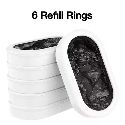 Townew T3 Smart Trash Can Replacement bin Refill Ring Cartridge Waste Bag Liners