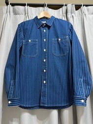 【Benzak Denim Developers】日本藍染帆布襯衫／9oz.／wabash indigo / 工裝襯衫