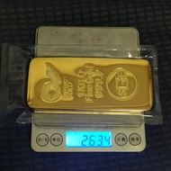 new Suisse 1kg Gold Bullion Bar Swiss 1000g Pure Copper Gold Plated Gold Bar with Different Number h