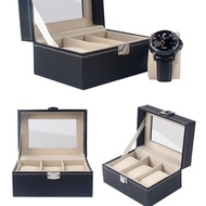 Kotak Jam Bersimpan 3 Biji Watch Display Box 3 Slot