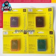 MC MMC MEMORY CARD PLAYSTATION2 PS2 8 MB TRANSPARAN LAMPU
