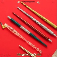 LUCKYSTOREGOODS Dip Pen Kit, Stainless Steel Tip With Holder Calligraphy Pen, Portable Comic Dip Pen