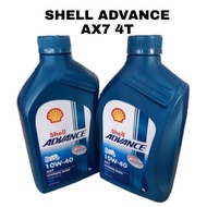 SHELL ADVANCE AX7 4T 10W40 LUBRICANT MOTOCYCLE ENGINE OIL