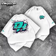 DH LOGO RACING DISTRO T-SHIRT WITH SMOKE DESIGN, DH LOGO RACE T-SHIRT, DHALCIM DH FUL DESIGN T-SHIRT