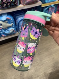 กระติกน้ำ หลอดดูด เล็ก 440 มล. Smiggle junior water bottle- Cloud 9 เขียว