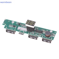 (warmbeen) 3USB DIY Bidirectional 2A Mobile Power Circuit Board 3.7V Lithium Li-ion 18650  Charger Board Step-Up Board Module