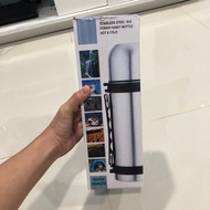 Stainless Steel Hot And Cold Water Bottle 1.2l New