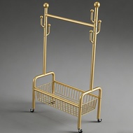 TEMU Minimalist Style Standing Coat Rack Space-saving Design Suitable For Small Apartments Bedroom C