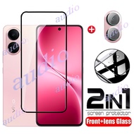 Vivo V60 Lite 5G 2in1 Tempered Glass Film For vivo V60 Lite VivoV60 Lite 5G 4G Screen Protector Soft