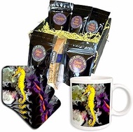 3dRose cgb_956_1 Sea Horse - Coffee Gift Basket, Multicolor