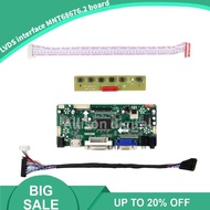 NEW Monitor Kit for LP156WH4-TLN1 LP156WH4(TL)(N1) 1366X768 HDMI+VGA+DVI LCD LED Screen Controller Board Driver 40Pins Lvds