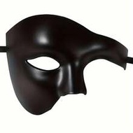 European And American Halloween Carnival One-Eye Half-Face Phantom Mask, Antique Opera Phantom Ball 