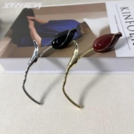 KISSFENY Suit Corsage Pins, Alloy Party Wedding Jewelry Tulip Flower Brooch, Temperament Tulip Shape
