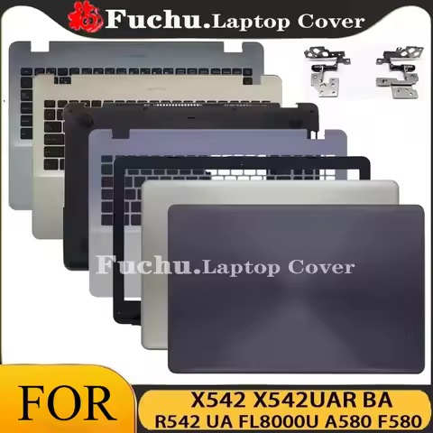 Laptops LCD Back Cover Front Frame Hinges Palmrest Bottom Case FOR ASUS X542 X542UAR BA R542 UA FL80