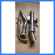 ∇ ⚾︎ Aun Conical pipe set tube type lowmount ( Wave100, Xrm110, Smash or Xrm125, Wave125, Rs125, Rj
