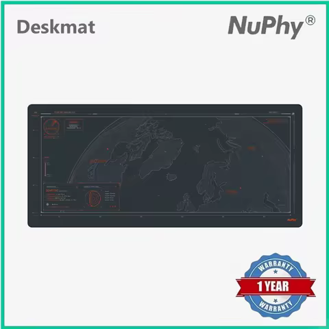 NuPhy Contours Deskmat Mouse Pad Deskmat Nuphy Planetary Orbit Keyboard And Mouse Pad, Large Desk Pa