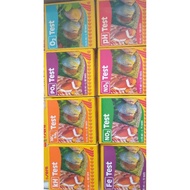 Test measuring PH, KH, NO2, NH3/NH4, Mg, Ca, NO3, Chlorine, Fe, GH, O2, PO4