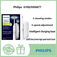Philips Sonicare ProtectiveClean 6100 Rechargeable Electric Power Toothbrush, White, HX6877