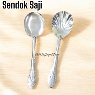 Side Dish Service Spoon, Plain Wayang Buffet Serving Spoon, Shell