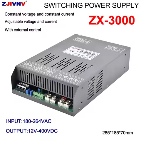 3000W CC CV Switching Power Supply Full Range Adjustable Voltage & Current, AC-DC 12~220V, with Exte