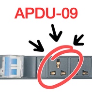 APOLLO ปลั๊กไฟตู้Rack PDU 12ช่อง รุ่น APDU-09 / 09(S) สำหรับตู้ Cabinet Rack 19นิ้ว เบรคเกอร์ในตัว
