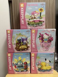 Sanrio KEEPPLAY 砌圖積木 (My Melody, Kuromi, Hello Kitty, Hangyodon, Pochacco)