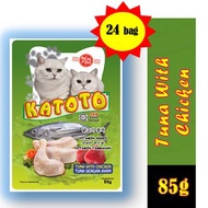 KATOTO Pouch Wet Cat Food 85g / Mixed Flavor x 24 pack