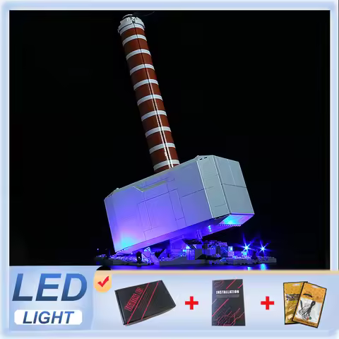 DIY LED Light Kit For LEGO 76209 Thor's Hammer (Only LED Light,Without Blocks Model)