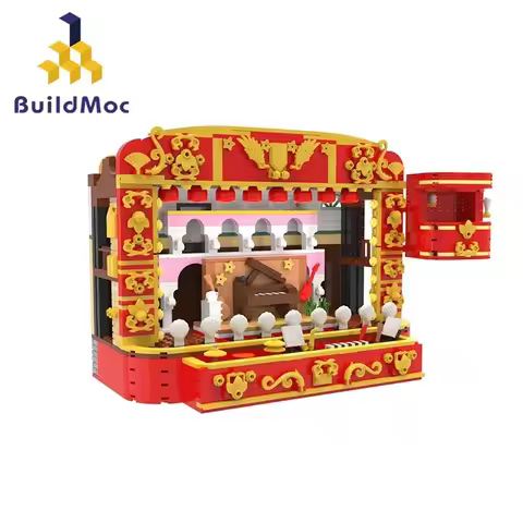 MOC For 71033 Puppet Show Muppets Theater Building Blocks Set Compatible Figures Character Stage Bri