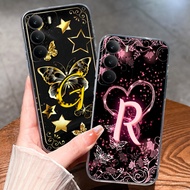 New Design Case For Realme C73 4G 5G Cute Butterfly Letters Clear Soft Silicone Full Protective Casi