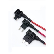 Automotive Blade Fuse Tap Holder Car Fuse Adapter Add-A-Circuit Fuse Holder Small Medium Large