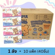 ♠ยกลัง KUMA - คุมะ กระดาษทิชชู่ หนา 2ชั้น 230แผ่นคู่ (40ห่อลัง)♀