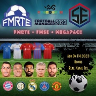 Add On Fm 23 : Fmrte 23 + Fmse 23 + Ige + Megapack 23 + Real Name Fix