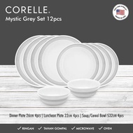 Corelle Mystic Grey Dinner Set Dinner Plate Set