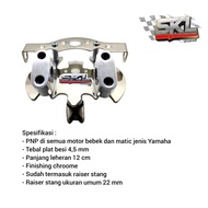 Adaptor Dudukan Stang Matic Yamaha Mio New X-Ride Fino Soul GT Aerox Dan Bebek Jupiter Fiz-R Vega