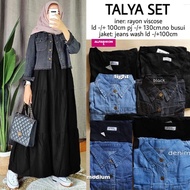 KEISYA 2 IN 1 FASHION CLOTHING SET RAWIS INNER AND OUTERWanita SET