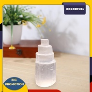 [Colorfull.sg] Selenite Tower Lamp Quartz Crystal Ornaments Craft Reiki Healing Home Decor