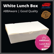 White Paper Lunch Box ABBAware Nasi Kotak Putih