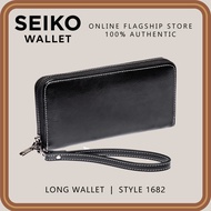 Seiko Wallet - Genuine Leather Long Wallet Organizer (With RFID Blocker) - 1682