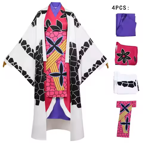 Anime Demon Daki Cosplay Costume Kimono Woman Halloween Carnival Cosplay Daki Customized Clothes