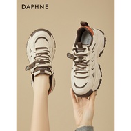 Daphne Daddy Shoes Women's 2025 New Style Winter Women's Shoes Thick-Soled Casual Shoes Hot-Selling 