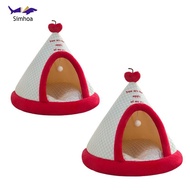 [Simhoa] Cat Bed Cat House Sleeping Snooze Washable Indoor Self Warming Kennel Pet Tent Cave Bed for