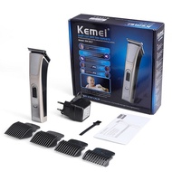 KEMEI รุ่น KM-5017 บัตตาเลี่ยนตัดผมไร้สาย พร้อมที่รองหวี 4 ชิ้น