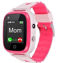 cjc 4G Kids Smartwatch with GPS Tracker,Smart Watch w Camera for Kids,2 Way Voice &amp; Video Call SOS Alert Smartphone Cell Phone Smart Watch,4-15 Years Boys Girls Children Birthday, Pink